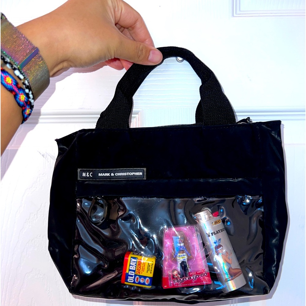 RARE, VINTAGE MARK AND CHRISTOPHER MINI TOTE CROSSBODY